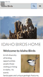 Mobile Screenshot of idahobirds.net